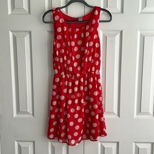 Red Polkadot Dress